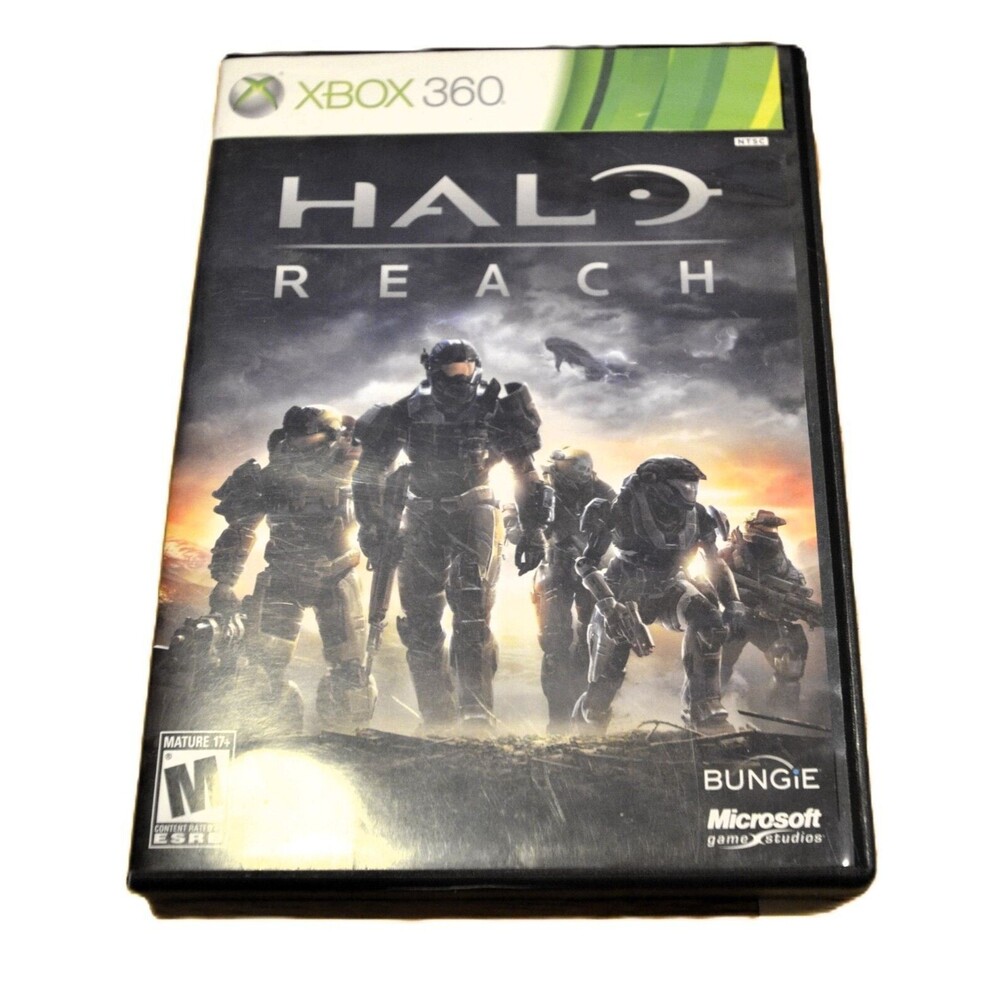 Halo: Reach (Microsoft Xbox 360, 2010) Complete Black Case W/ Insert